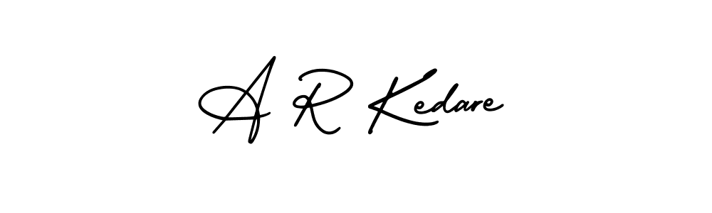 How to make A R Kedare signature? AmerikaSignatureDemo-Regular is a professional autograph style. Create handwritten signature for A R Kedare name. A R Kedare signature style 3 images and pictures png