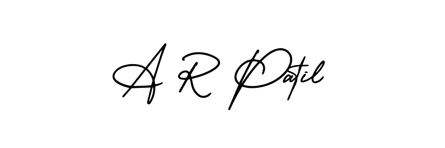 It looks lik you need a new signature style for name A R Patil. Design unique handwritten (AmerikaSignatureDemo-Regular) signature with our free signature maker in just a few clicks. A R Patil signature style 3 images and pictures png