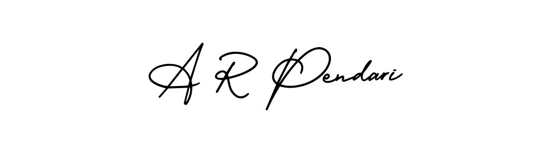 You can use this online signature creator to create a handwritten signature for the name A R Pendari. This is the best online autograph maker. A R Pendari signature style 3 images and pictures png