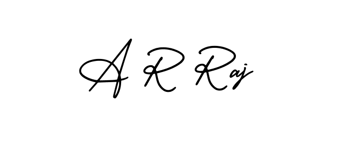 Make a beautiful signature design for name A R Raj. Use this online signature maker to create a handwritten signature for free. A R Raj signature style 3 images and pictures png