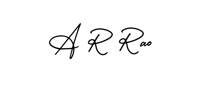 Once you've used our free online signature maker to create your best signature AmerikaSignatureDemo-Regular style, it's time to enjoy all of the benefits that A R Rao name signing documents. A R Rao signature style 3 images and pictures png