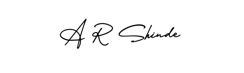 This is the best signature style for the A R Shinde name. Also you like these signature font (AmerikaSignatureDemo-Regular). Mix name signature. A R Shinde signature style 3 images and pictures png