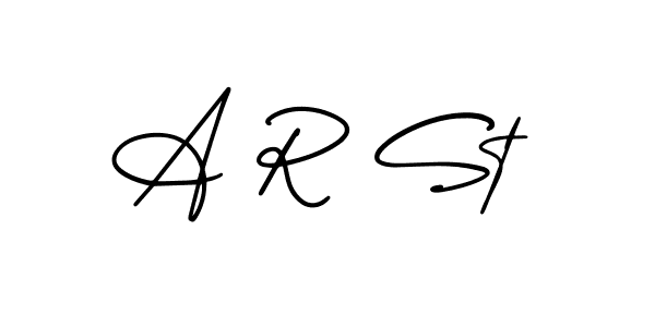 if you are searching for the best signature style for your name A R St. so please give up your signature search. here we have designed multiple signature styles  using AmerikaSignatureDemo-Regular. A R St signature style 3 images and pictures png