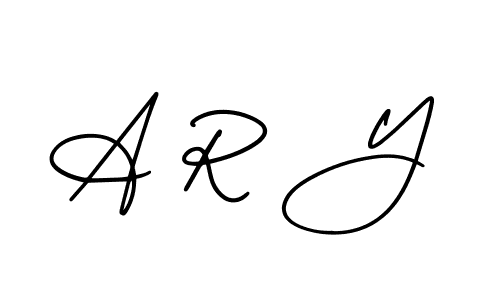 How to make A R Y signature? AmerikaSignatureDemo-Regular is a professional autograph style. Create handwritten signature for A R Y name. A R Y signature style 3 images and pictures png