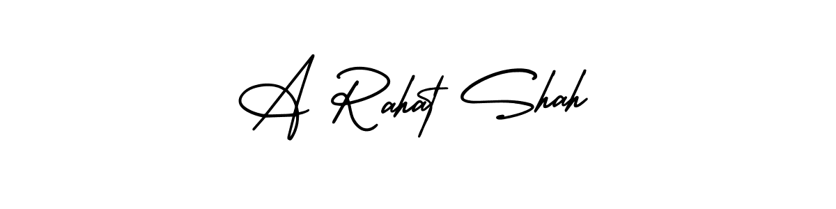 Check out images of Autograph of A Rahat Shah name. Actor A Rahat Shah Signature Style. AmerikaSignatureDemo-Regular is a professional sign style online. A Rahat Shah signature style 3 images and pictures png