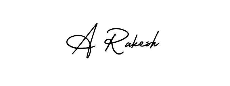 A Rakesh stylish signature style. Best Handwritten Sign (AmerikaSignatureDemo-Regular) for my name. Handwritten Signature Collection Ideas for my name A Rakesh. A Rakesh signature style 3 images and pictures png