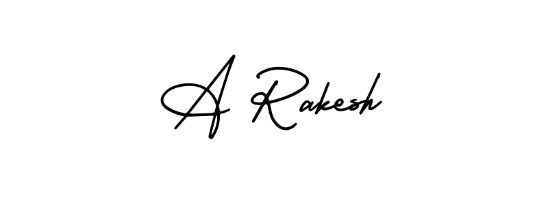 A Rakesh stylish signature style. Best Handwritten Sign (AmerikaSignatureDemo-Regular) for my name. Handwritten Signature Collection Ideas for my name A Rakesh. A Rakesh signature style 3 images and pictures png