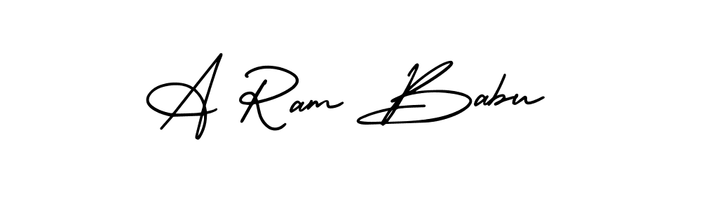 AmerikaSignatureDemo-Regular is a professional signature style that is perfect for those who want to add a touch of class to their signature. It is also a great choice for those who want to make their signature more unique. Get A Ram Babu name to fancy signature for free. A Ram Babu signature style 3 images and pictures png