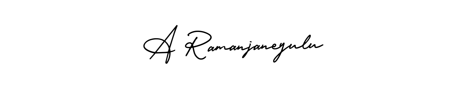 Also You can easily find your signature by using the search form. We will create A Ramanjaneyulu name handwritten signature images for you free of cost using AmerikaSignatureDemo-Regular sign style. A Ramanjaneyulu signature style 3 images and pictures png