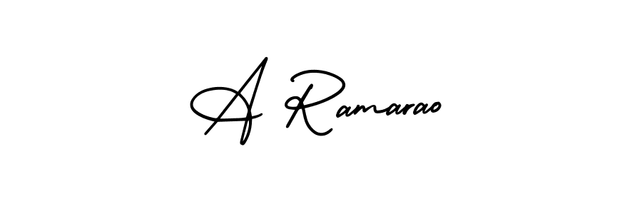 Use a signature maker to create a handwritten signature online. With this signature software, you can design (AmerikaSignatureDemo-Regular) your own signature for name A Ramarao. A Ramarao signature style 3 images and pictures png