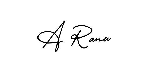 Similarly AmerikaSignatureDemo-Regular is the best handwritten signature design. Signature creator online .You can use it as an online autograph creator for name A Rana. A Rana signature style 3 images and pictures png