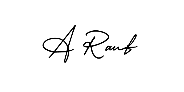 Here are the top 10 professional signature styles for the name A Rauf. These are the best autograph styles you can use for your name. A Rauf signature style 3 images and pictures png