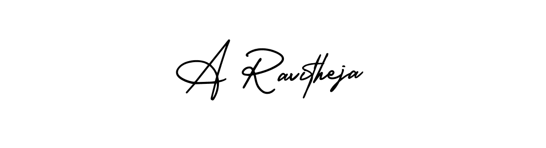 Also we have A Ravitheja name is the best signature style. Create professional handwritten signature collection using AmerikaSignatureDemo-Regular autograph style. A Ravitheja signature style 3 images and pictures png