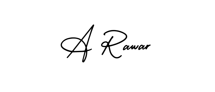 Use a signature maker to create a handwritten signature online. With this signature software, you can design (AmerikaSignatureDemo-Regular) your own signature for name A Rawar. A Rawar signature style 3 images and pictures png