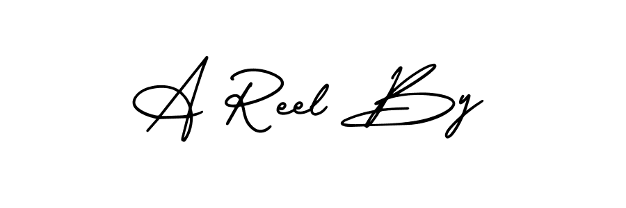 Best and Professional Signature Style for A Reel By. AmerikaSignatureDemo-Regular Best Signature Style Collection. A Reel By signature style 3 images and pictures png