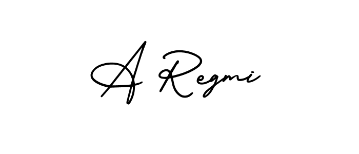 Similarly AmerikaSignatureDemo-Regular is the best handwritten signature design. Signature creator online .You can use it as an online autograph creator for name A Regmi. A Regmi signature style 3 images and pictures png