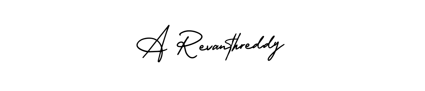 The best way (AmerikaSignatureDemo-Regular) to make a short signature is to pick only two or three words in your name. The name A Revanthreddy include a total of six letters. For converting this name. A Revanthreddy signature style 3 images and pictures png