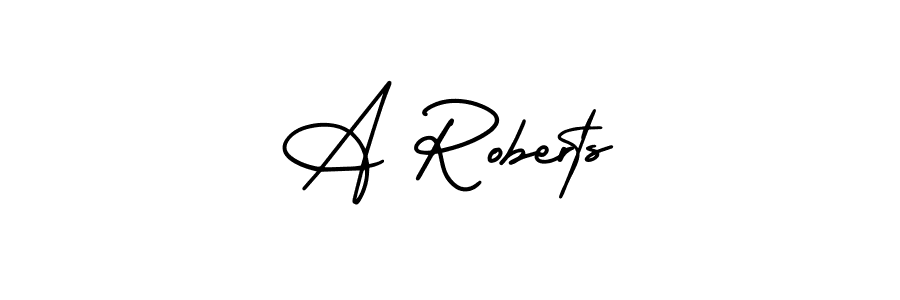 It looks lik you need a new signature style for name A Roberts. Design unique handwritten (AmerikaSignatureDemo-Regular) signature with our free signature maker in just a few clicks. A Roberts signature style 3 images and pictures png