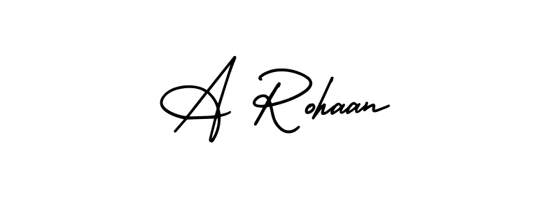 AmerikaSignatureDemo-Regular is a professional signature style that is perfect for those who want to add a touch of class to their signature. It is also a great choice for those who want to make their signature more unique. Get A Rohaan name to fancy signature for free. A Rohaan signature style 3 images and pictures png