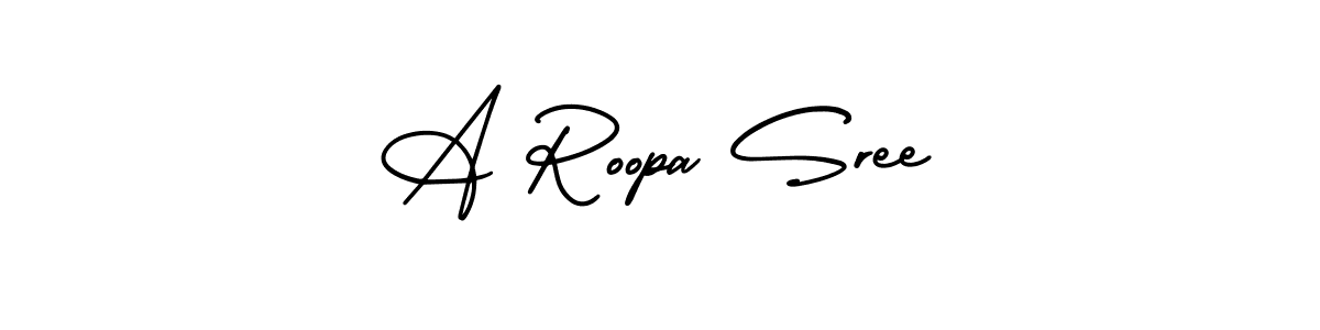 Similarly AmerikaSignatureDemo-Regular is the best handwritten signature design. Signature creator online .You can use it as an online autograph creator for name A Roopa Sree. A Roopa Sree signature style 3 images and pictures png