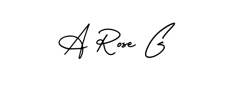 Make a beautiful signature design for name A Rose G. With this signature (AmerikaSignatureDemo-Regular) style, you can create a handwritten signature for free. A Rose G signature style 3 images and pictures png