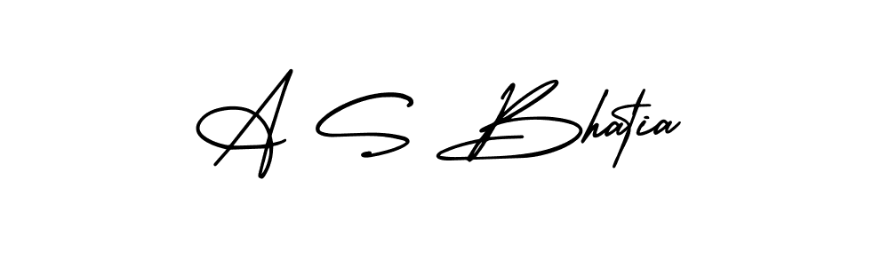 This is the best signature style for the A S Bhatia name. Also you like these signature font (AmerikaSignatureDemo-Regular). Mix name signature. A S Bhatia signature style 3 images and pictures png