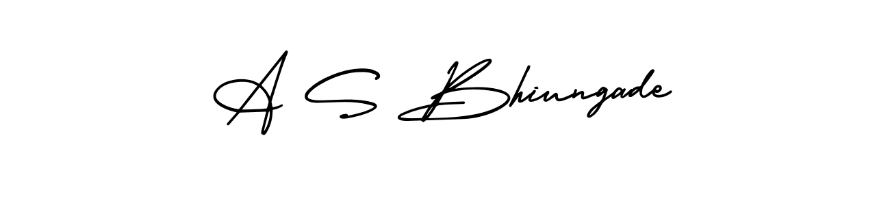 You can use this online signature creator to create a handwritten signature for the name A S Bhiungade. This is the best online autograph maker. A S Bhiungade signature style 3 images and pictures png