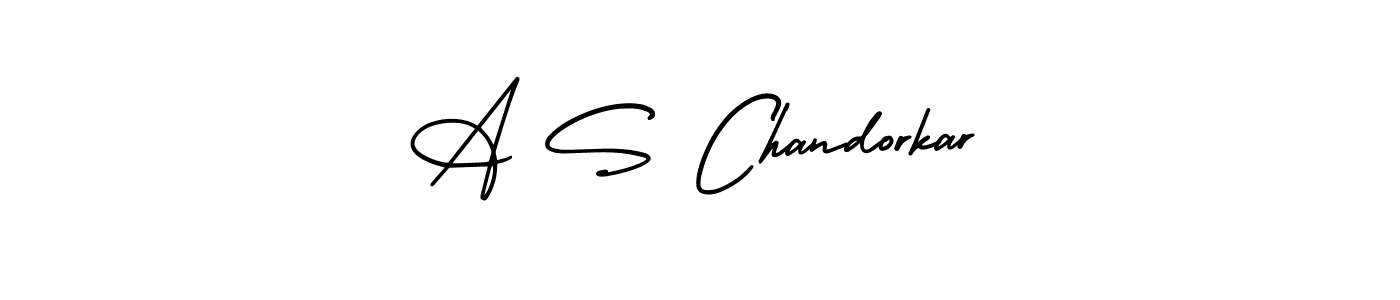 You can use this online signature creator to create a handwritten signature for the name A S Chandorkar. This is the best online autograph maker. A S Chandorkar signature style 3 images and pictures png