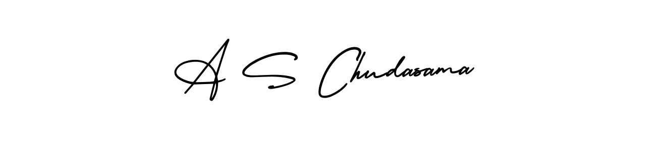 Make a beautiful signature design for name A S Chudasama. Use this online signature maker to create a handwritten signature for free. A S Chudasama signature style 3 images and pictures png