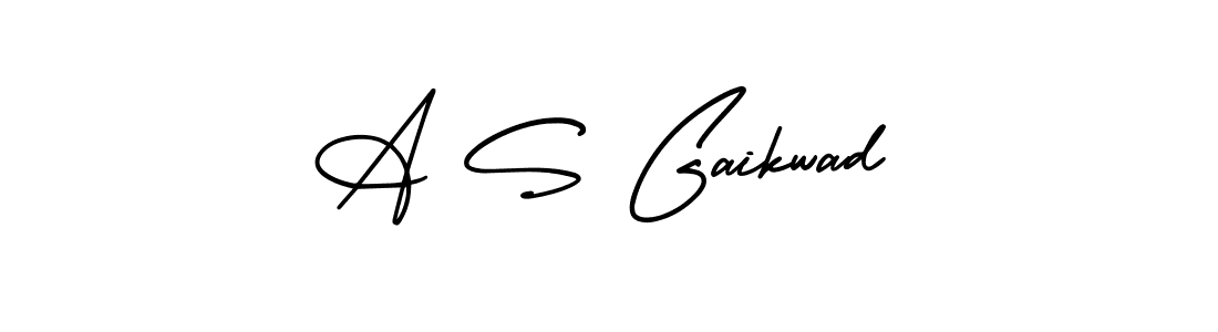 You can use this online signature creator to create a handwritten signature for the name A S Gaikwad. This is the best online autograph maker. A S Gaikwad signature style 3 images and pictures png