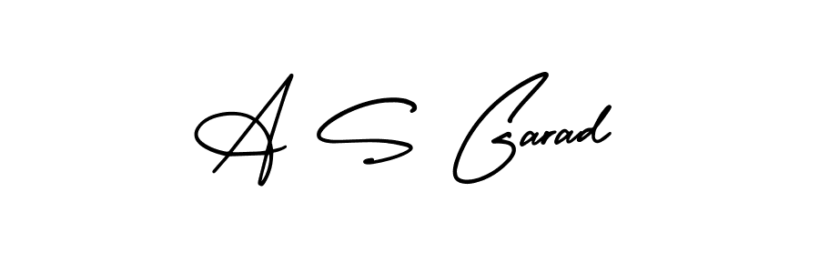 Check out images of Autograph of A S Garad name. Actor A S Garad Signature Style. AmerikaSignatureDemo-Regular is a professional sign style online. A S Garad signature style 3 images and pictures png