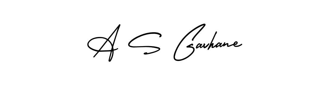 You should practise on your own different ways (AmerikaSignatureDemo-Regular) to write your name (A S Gavhane) in signature. don't let someone else do it for you. A S Gavhane signature style 3 images and pictures png
