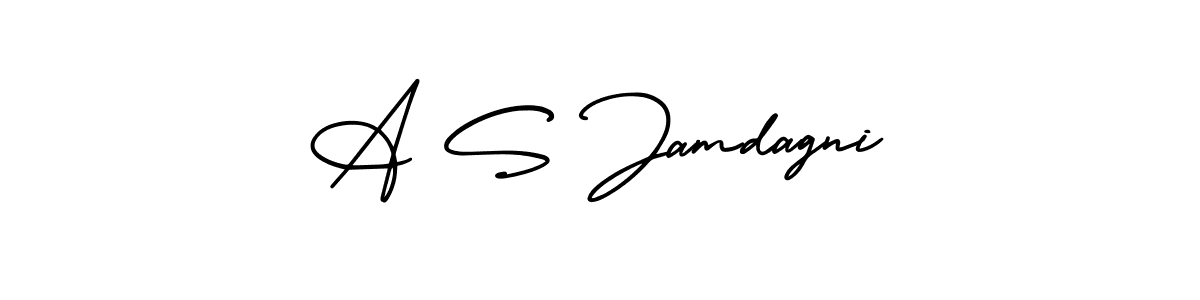 Also we have A S Jamdagni name is the best signature style. Create professional handwritten signature collection using AmerikaSignatureDemo-Regular autograph style. A S Jamdagni signature style 3 images and pictures png