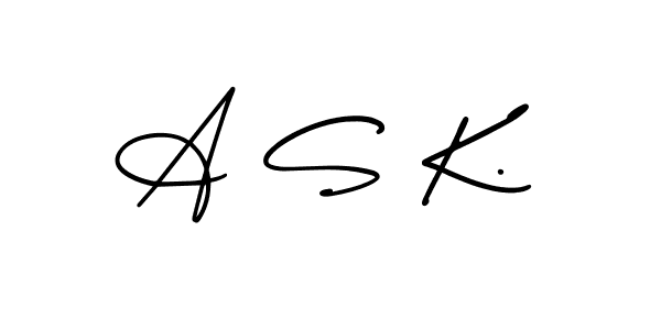 Best and Professional Signature Style for A S K.. AmerikaSignatureDemo-Regular Best Signature Style Collection. A S K. signature style 3 images and pictures png