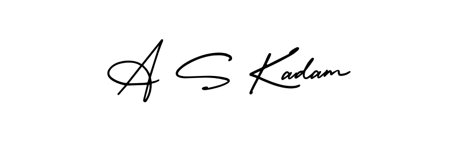 You can use this online signature creator to create a handwritten signature for the name A S Kadam. This is the best online autograph maker. A S Kadam signature style 3 images and pictures png