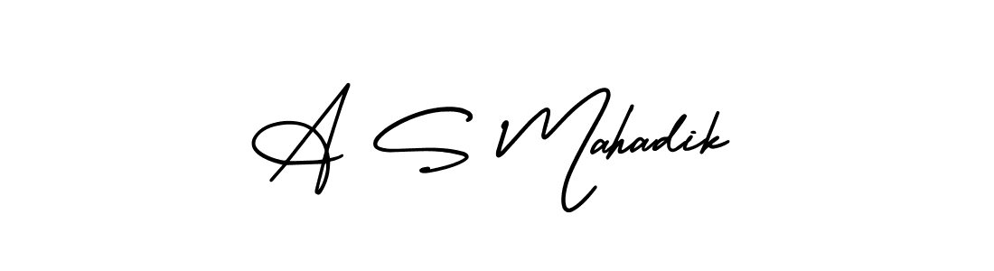 Make a beautiful signature design for name A S Mahadik. Use this online signature maker to create a handwritten signature for free. A S Mahadik signature style 3 images and pictures png