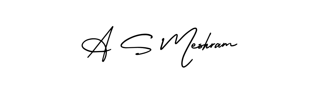 Once you've used our free online signature maker to create your best signature AmerikaSignatureDemo-Regular style, it's time to enjoy all of the benefits that A S Meshram name signing documents. A S Meshram signature style 3 images and pictures png