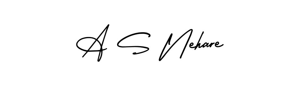 Best and Professional Signature Style for A S Nehare. AmerikaSignatureDemo-Regular Best Signature Style Collection. A S Nehare signature style 3 images and pictures png
