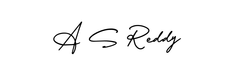 The best way (AmerikaSignatureDemo-Regular) to make a short signature is to pick only two or three words in your name. The name A S Reddy include a total of six letters. For converting this name. A S Reddy signature style 3 images and pictures png