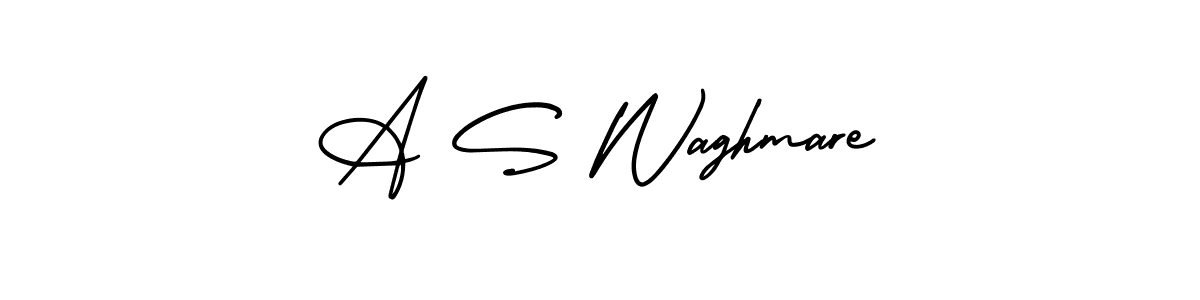 It looks lik you need a new signature style for name A S Waghmare. Design unique handwritten (AmerikaSignatureDemo-Regular) signature with our free signature maker in just a few clicks. A S Waghmare signature style 3 images and pictures png