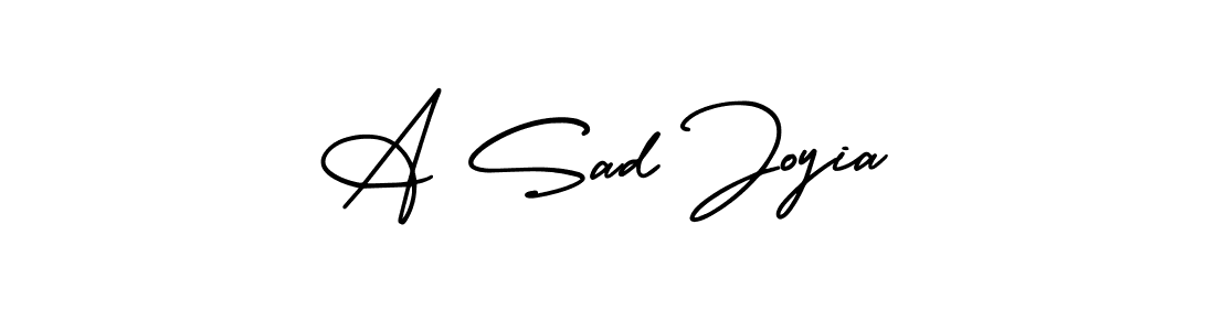 if you are searching for the best signature style for your name A Sad Joyia. so please give up your signature search. here we have designed multiple signature styles  using AmerikaSignatureDemo-Regular. A Sad Joyia signature style 3 images and pictures png