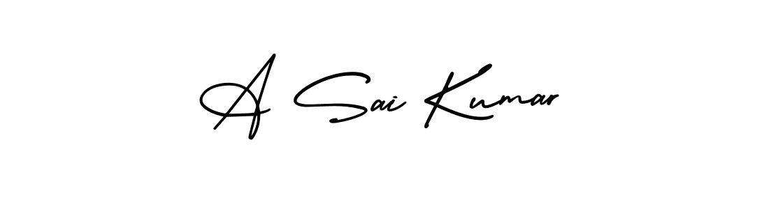 The best way (AmerikaSignatureDemo-Regular) to make a short signature is to pick only two or three words in your name. The name A Sai Kumar include a total of six letters. For converting this name. A Sai Kumar signature style 3 images and pictures png