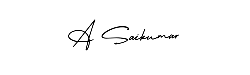 Also we have A Saikumar name is the best signature style. Create professional handwritten signature collection using AmerikaSignatureDemo-Regular autograph style. A Saikumar signature style 3 images and pictures png