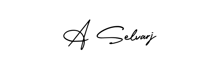 How to make A Selvarj signature? AmerikaSignatureDemo-Regular is a professional autograph style. Create handwritten signature for A Selvarj name. A Selvarj signature style 3 images and pictures png