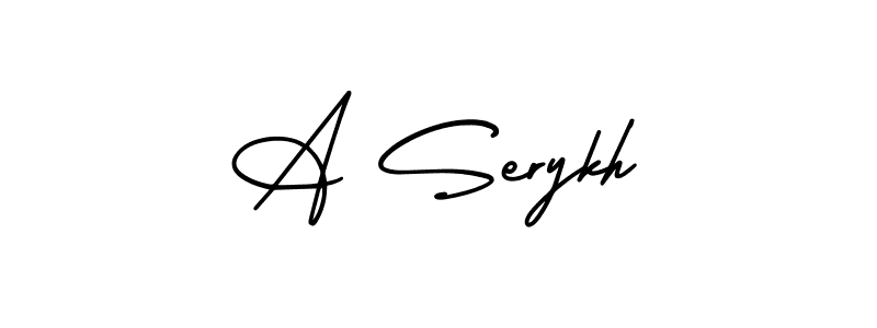 This is the best signature style for the A Serykh name. Also you like these signature font (AmerikaSignatureDemo-Regular). Mix name signature. A Serykh signature style 3 images and pictures png