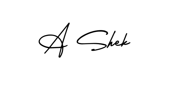 Make a beautiful signature design for name A Shek. Use this online signature maker to create a handwritten signature for free. A Shek signature style 3 images and pictures png