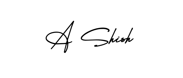 Use a signature maker to create a handwritten signature online. With this signature software, you can design (AmerikaSignatureDemo-Regular) your own signature for name A Shish. A Shish signature style 3 images and pictures png