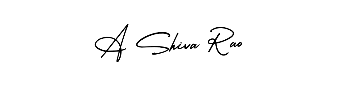 This is the best signature style for the A Shiva Rao name. Also you like these signature font (AmerikaSignatureDemo-Regular). Mix name signature. A Shiva Rao signature style 3 images and pictures png