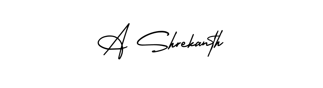 How to Draw A Shrekanth signature style? AmerikaSignatureDemo-Regular is a latest design signature styles for name A Shrekanth. A Shrekanth signature style 3 images and pictures png