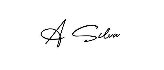 This is the best signature style for the A Silva name. Also you like these signature font (AmerikaSignatureDemo-Regular). Mix name signature. A Silva signature style 3 images and pictures png